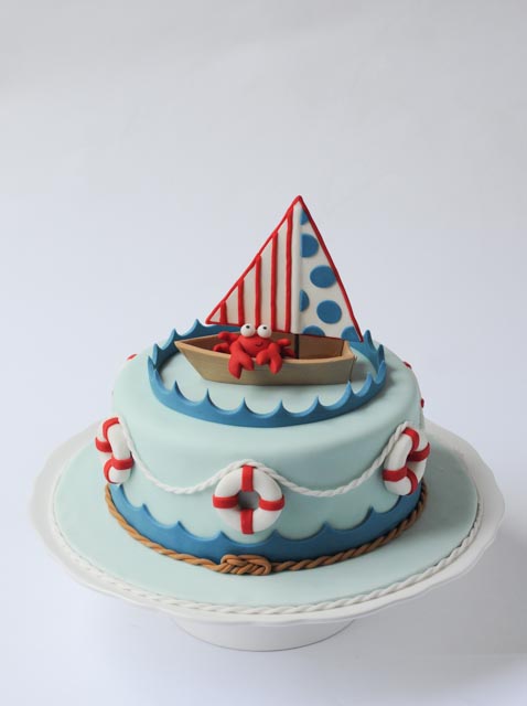 Sailor baby shower store cake