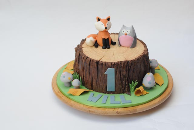 Woodland Creatures Cake – Cakes By Caralin